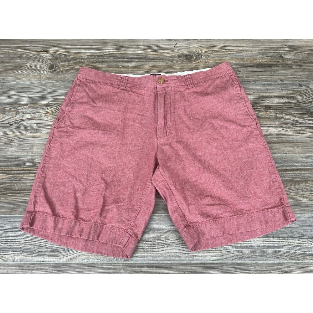 J CREW Shorts Mens 35" Gramercy Flat Front 9" Inseam Preppy Nautical Beach
